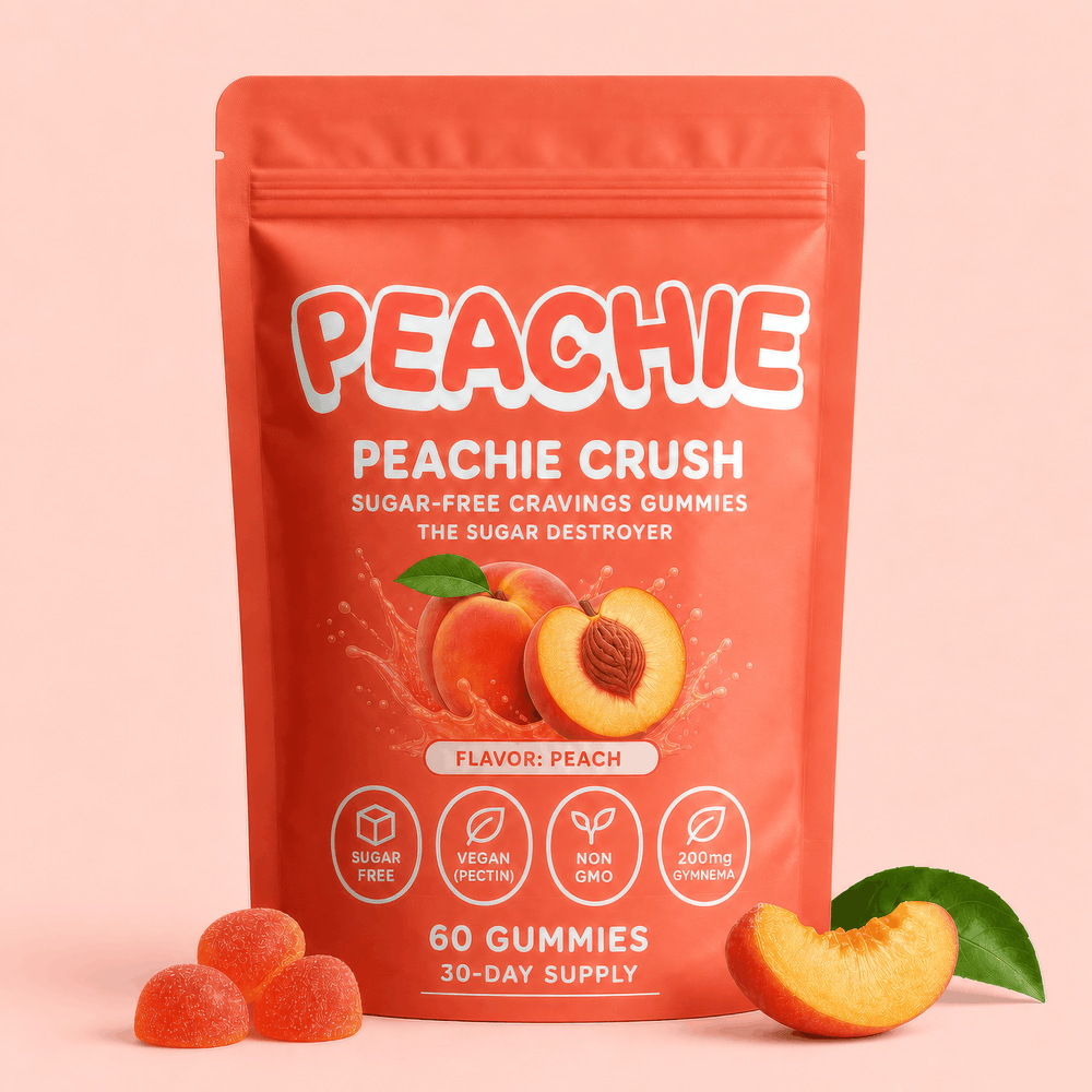 PEACHIE CRUSH™ SUGAR-FREE GUMMIES