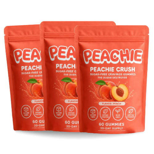 Peachie Crush · 3 Packs (90 Servings)